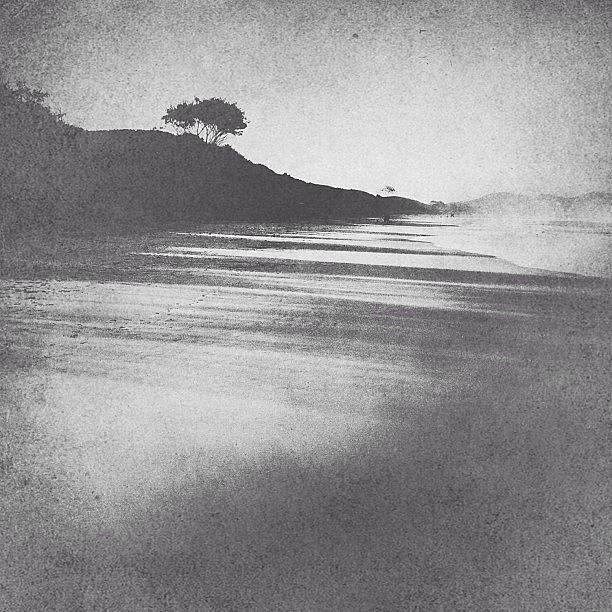 Beach Photograph - In The Shadows #beach #moody #evening by Glenda Hubbard