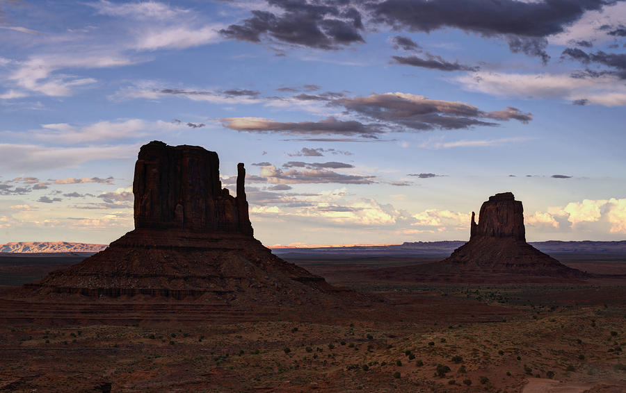 Nature Photograph - In the Shadows of Monument Valley  by Saija Lehtonen