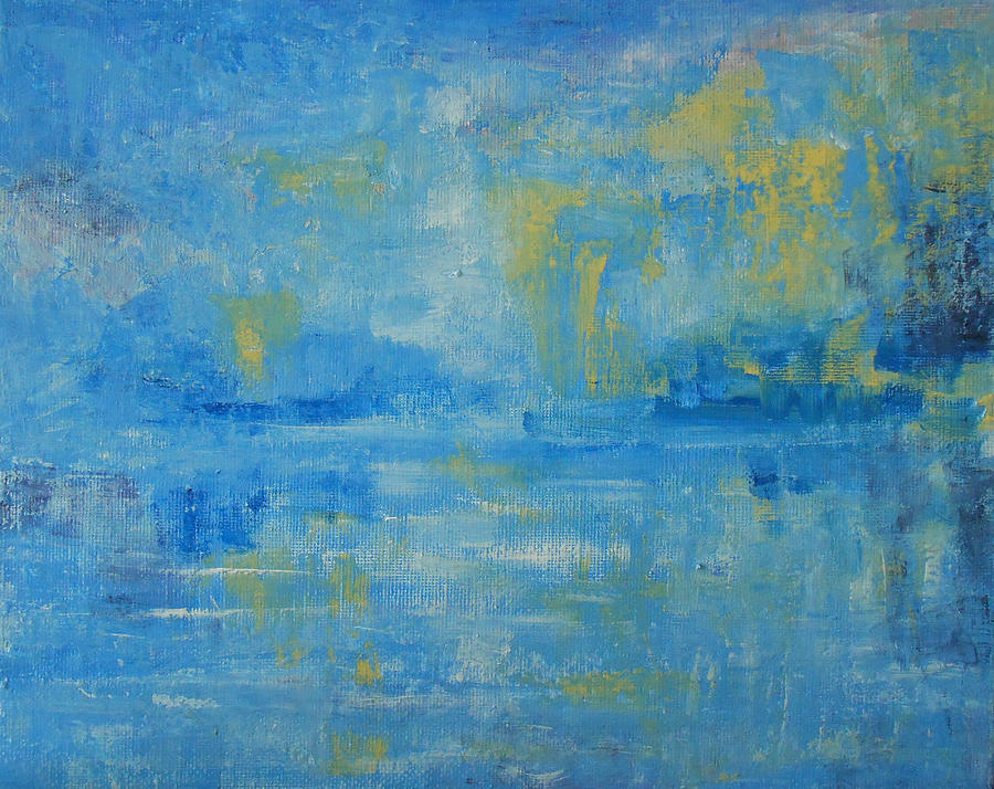 Abstract Painting - In The Stillness by Jane See