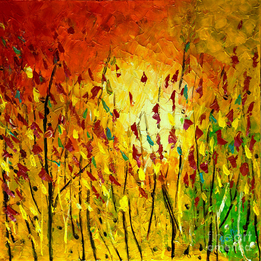 In the Sunshine Painting by Preethi Mathialagan