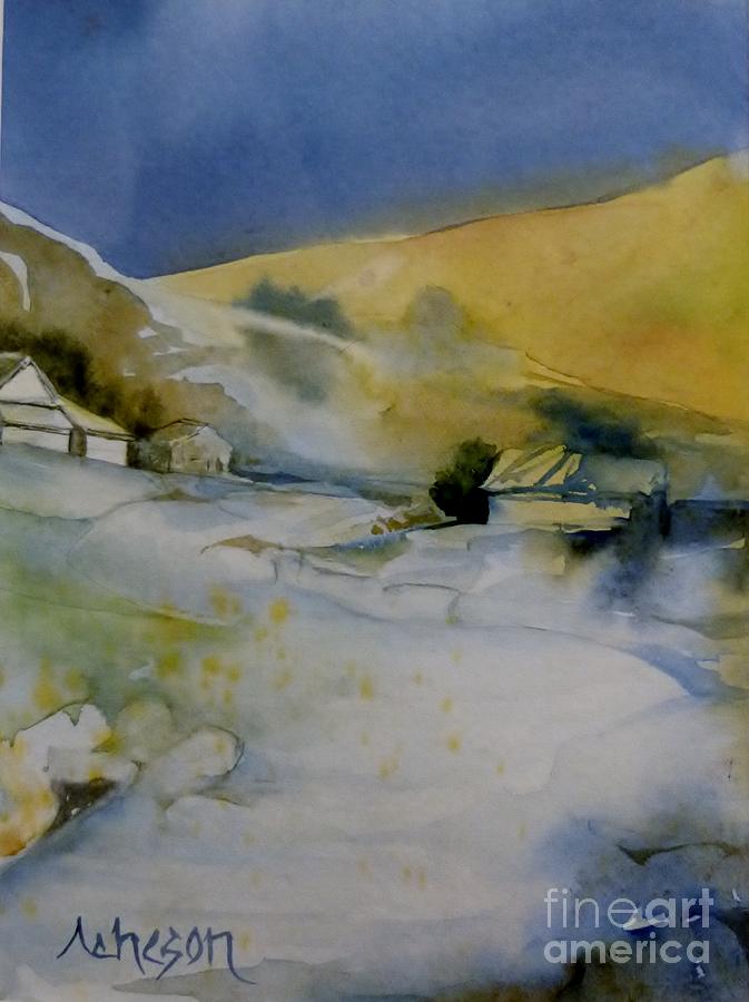 In the Vercors Painting by Donna Acheson-Juillet