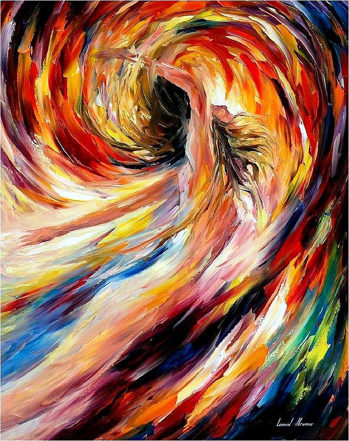 In The Vortex Of Passion - PALETTE KNIFE Oil Painting On Canvas By ...