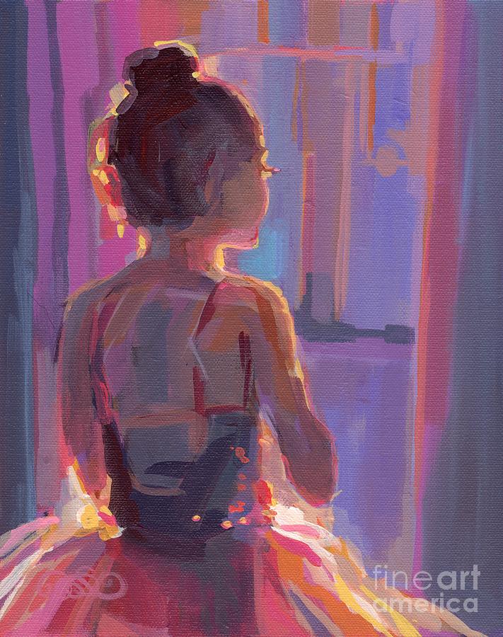 Portrait Painting - In the Wings by Kimberly Santini