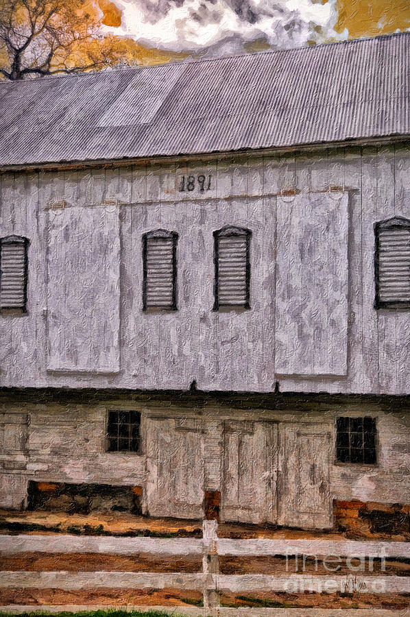 Barn Photograph - In The Year 1891 by Lois Bryan