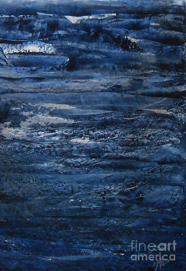 Abstract Painting - In Too Deep by Jane See