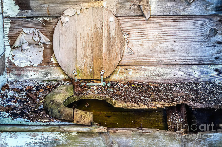 Farm Photograph - Inactive Outhouse by Nikki Vig