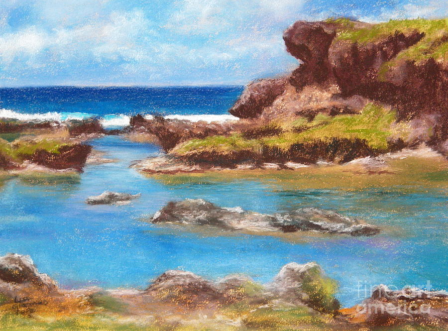 Inarajan Bay no.2 Painting by Lisa Pope