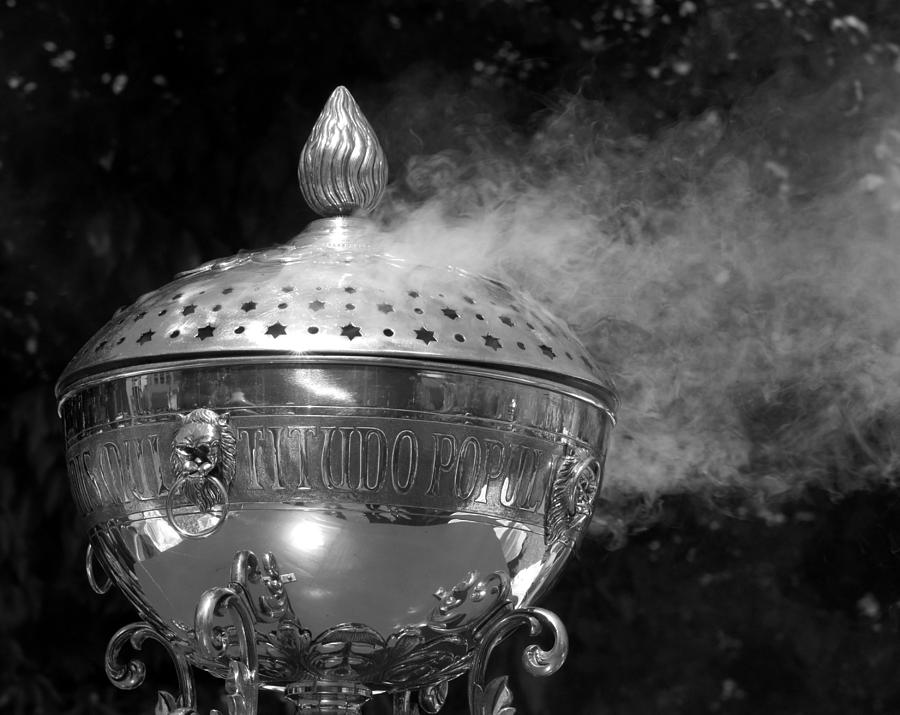 Incense Photograph - Insence and a incensory by Jolly Van der Velden