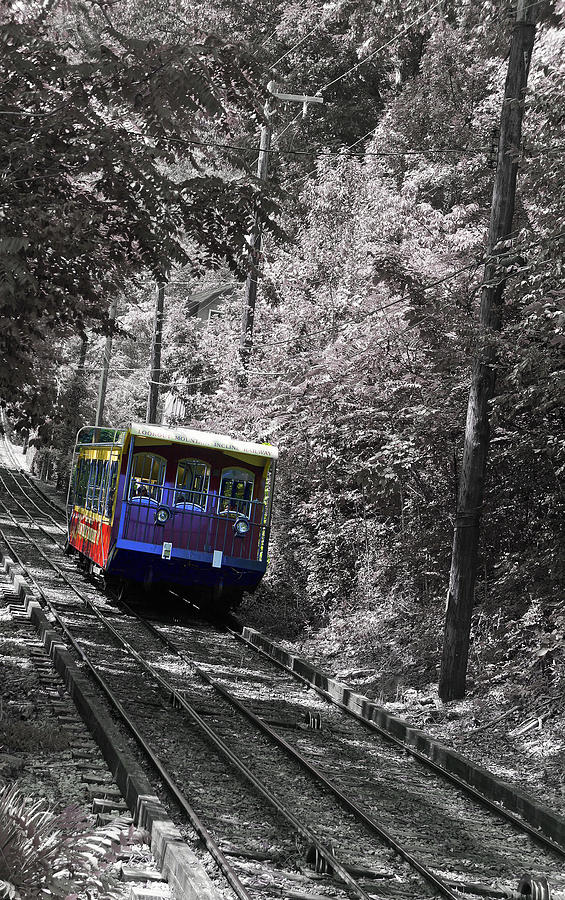 Mountain Photograph - Incline Railway by Laurie Perry