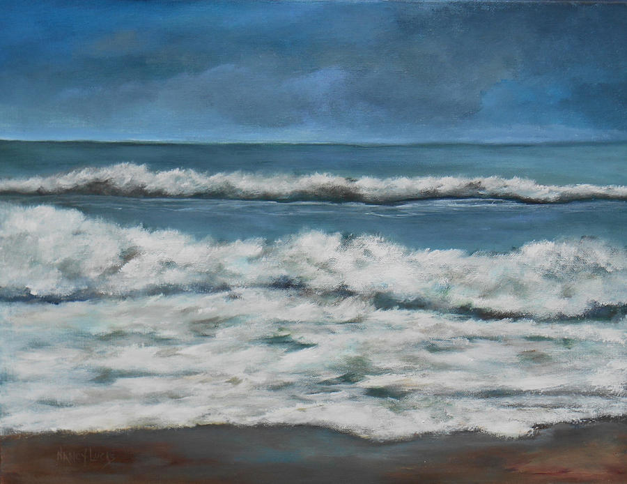 Incoming Storm II Painting by Nancy Lucks | Fine Art America