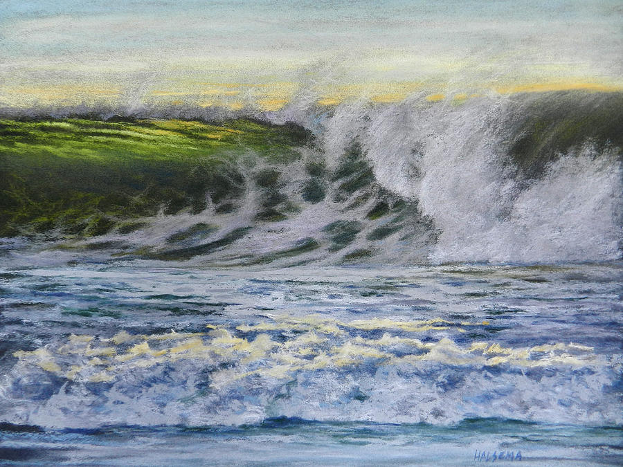 Seascapes Painting - Incoming Tide by Cheri Halsema