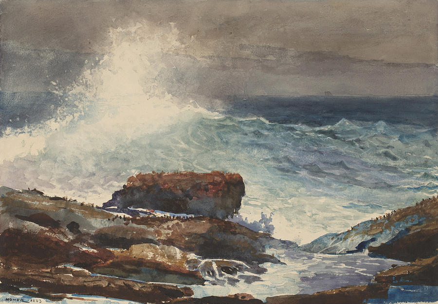 Winslow Homer Painting - Incoming Tide by Celestial Images