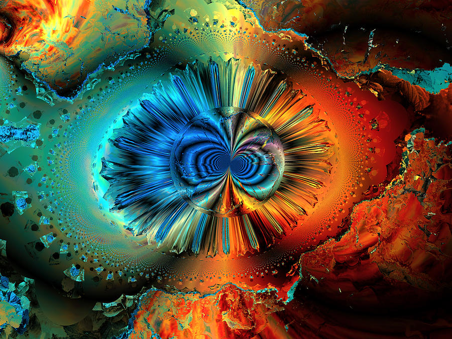 Abstract Digital Art - Incomplete metamorphosis by Claude McCoy