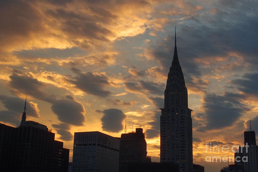 Incredible Sunset No. 3 -  New York City Skyline Photograph by Miriam Danar