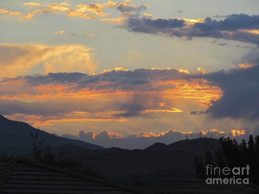 Incredible Sunset Photograph by Phyllis Kaltenbach