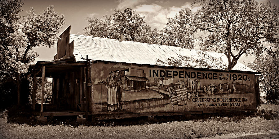 Independence -- Sepia Photograph by Stephen Stookey