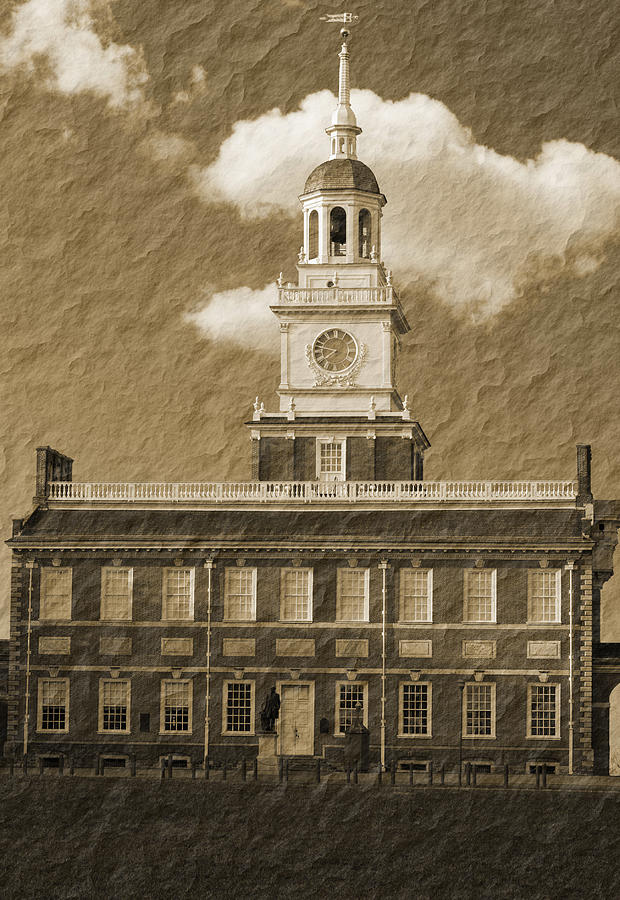 Independence Hall Photograph by Michael Porchik