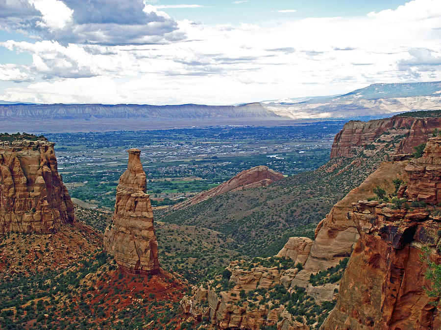 Independence Monument in Colorado National Monument near Grand Junction-Colorado Photograph by Ruth Hager