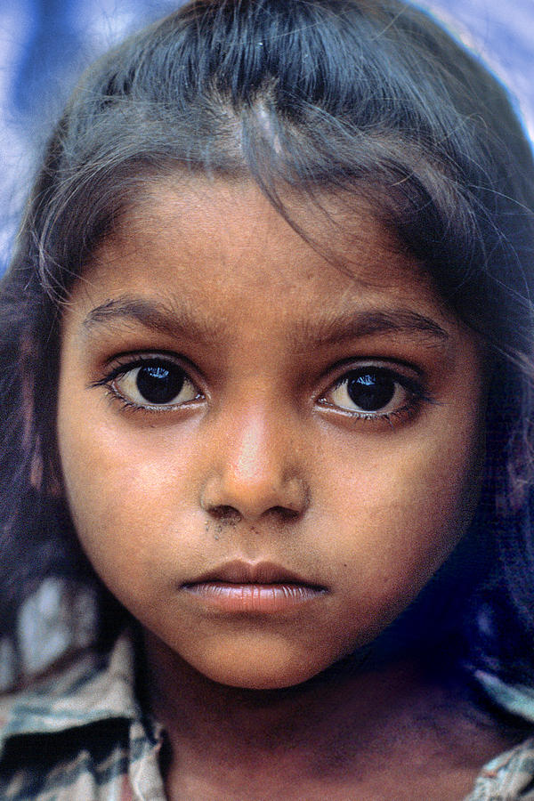 India Girl Eyes Photograph By Wernher Krutein