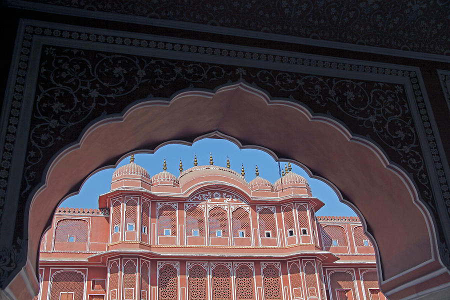 Architecture Photograph - India, Jaipur Chandra Mahal At Jaipur by Kymri Wilt