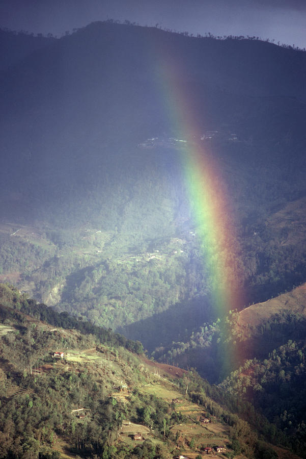 India Rainbow, 1971 Photograph by Granger