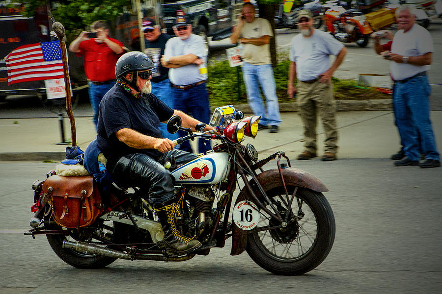 Indian 16 with Salute to the Colors Photograph by Jeff Kurtz