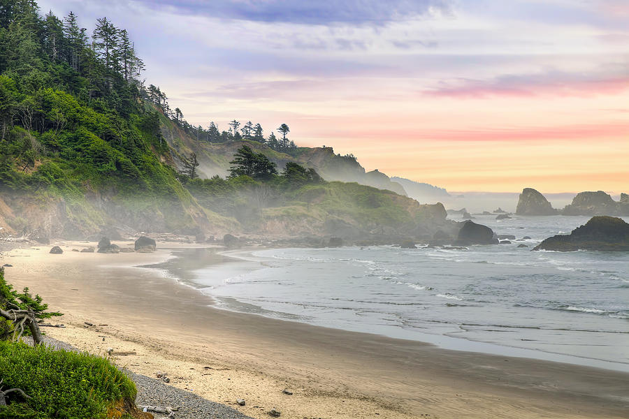Indian Photograph - Indian Beach One Foggy Morning by David Gn Indian Photograph - Indian Beach One Foggy Morning by David Gn