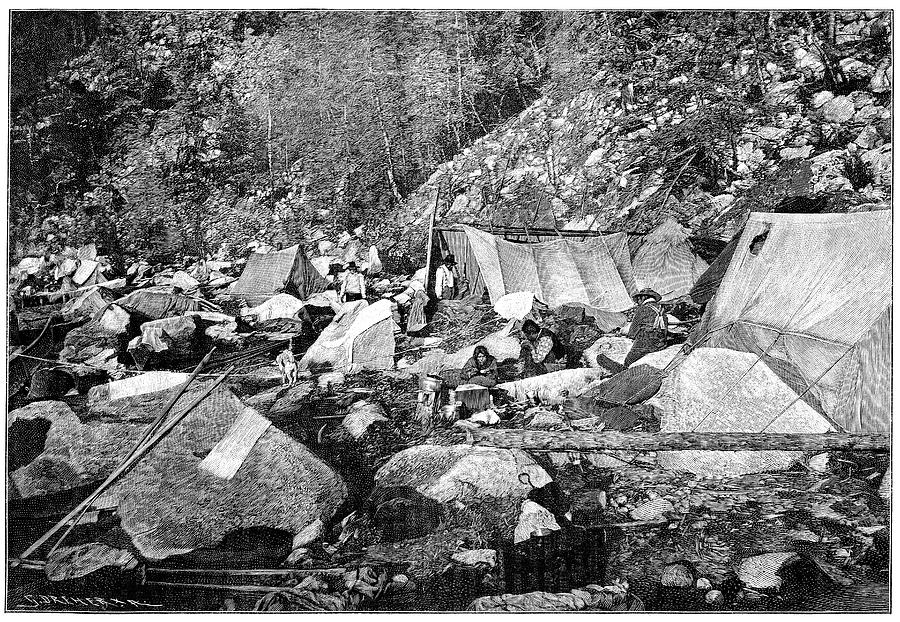 Indian Camp Photograph by Science Photo Library