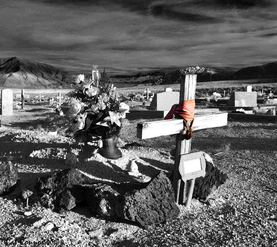 Cemetery Photograph - Indian Cemetary by Cat Connor
