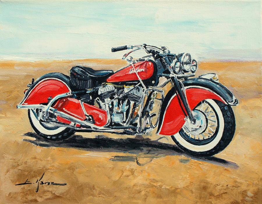 Indian Chief 1948 Painting by Luke Karcz