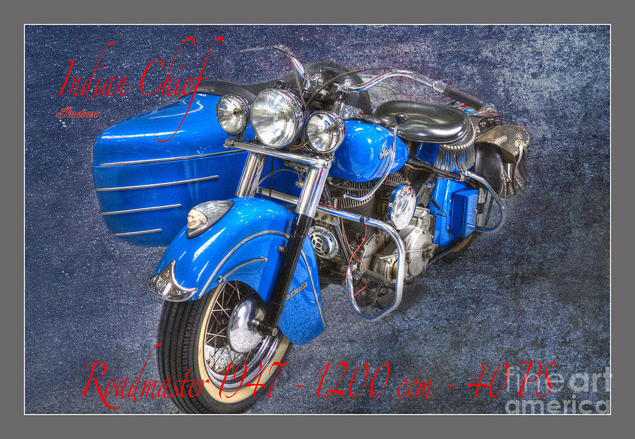 Indian Chief Motorcycle Legend Photograph by Heiko Koehrer-Wagner