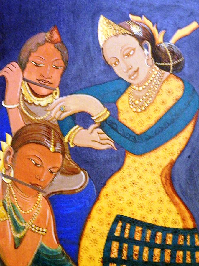 Indian Dancers Painting by Ragini
