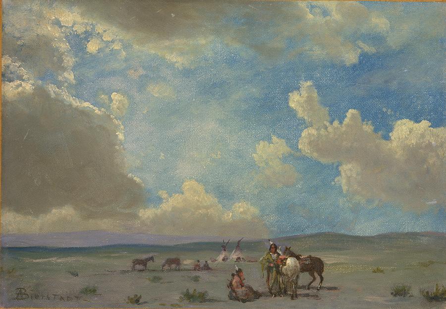 Indian Encampment Painting by Albert Bierstadt