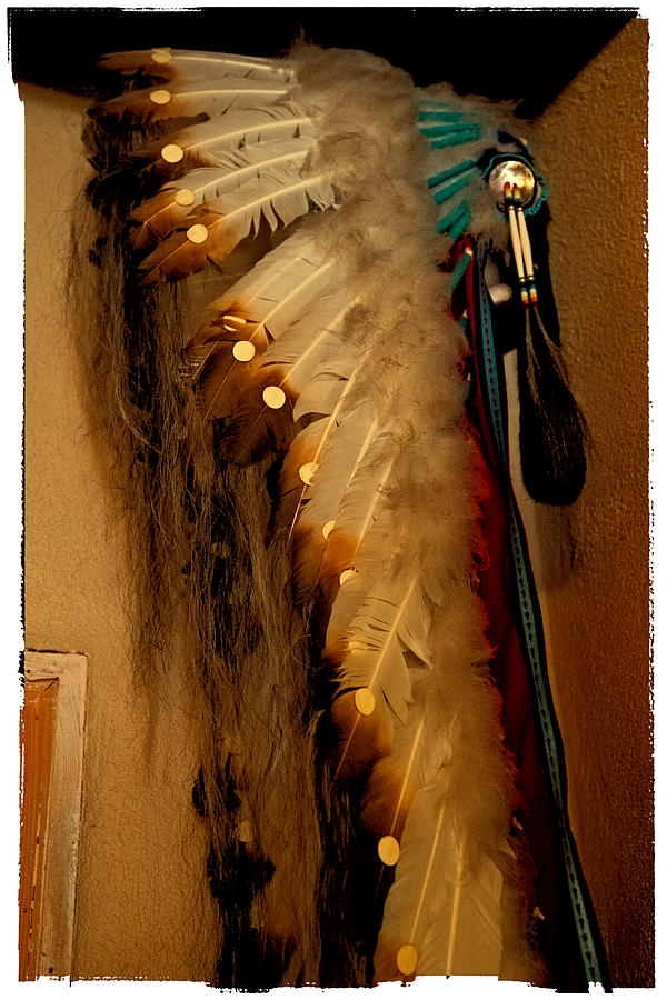 Indian feathered Headdress Photograph by David Patterson