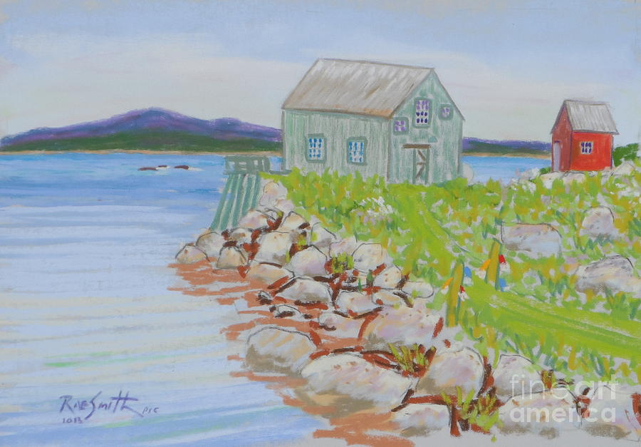 Indian Harbour too Pastel by Rae  Smith PSC