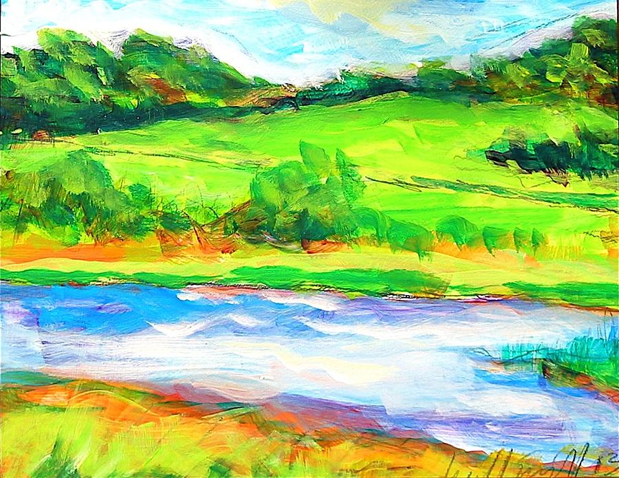 Indian Lake Painting by Les Leffingwell