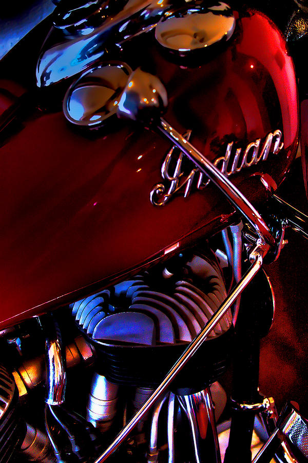 Indian Motorcycle Photograph by David Patterson