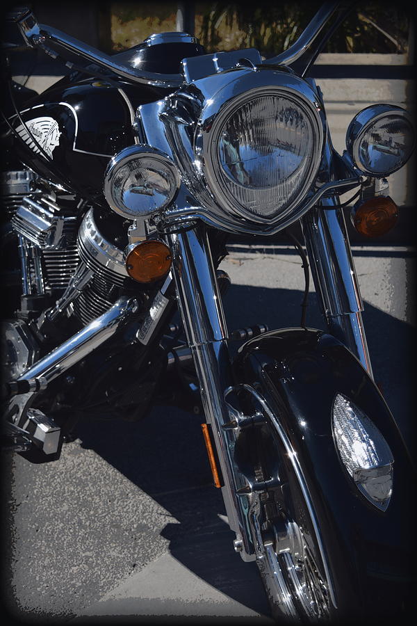 Indian Motorcycle Front 1 Photograph by Sheri McLeroy