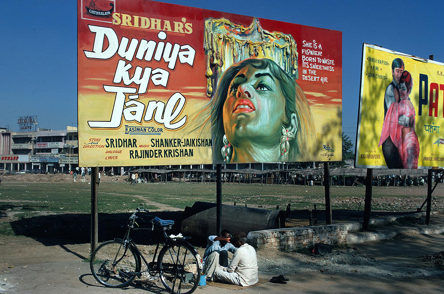 Indian Movie Billboard Photograph by Carl Purcell Fine Art America