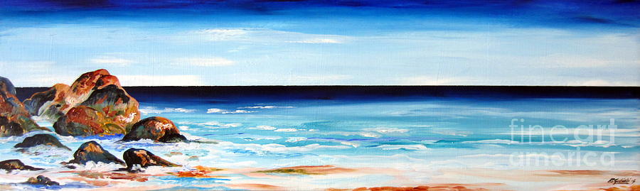 Indian ocean downsouth Western Australia Painting by Roberto Gagliardi