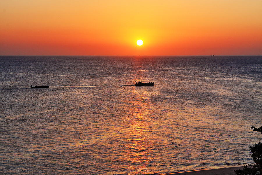 Indian Ocean Evening Scene Photograph by Aidan Moran