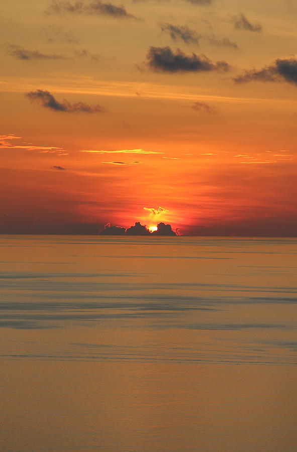 Sunset Photograph - Indian Ocean Sunset  by Debbie Cundy