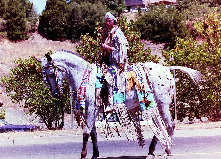 Indian On A Horse Photograph