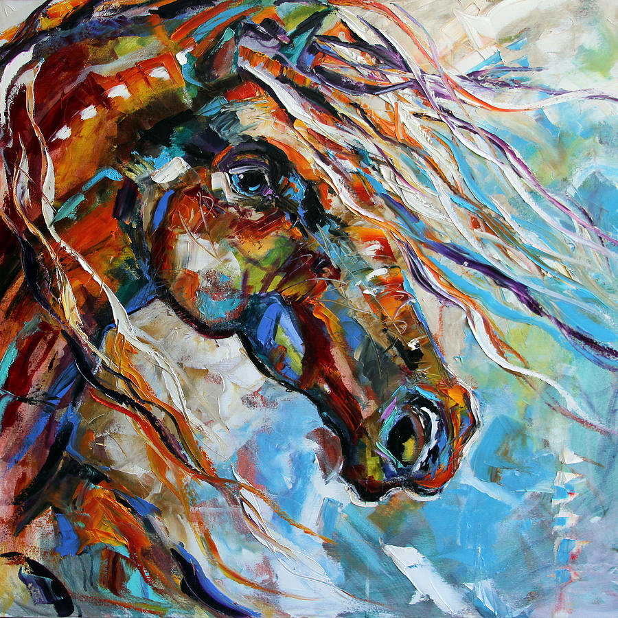 Indian Paint Pony Painting by Laurie Pace