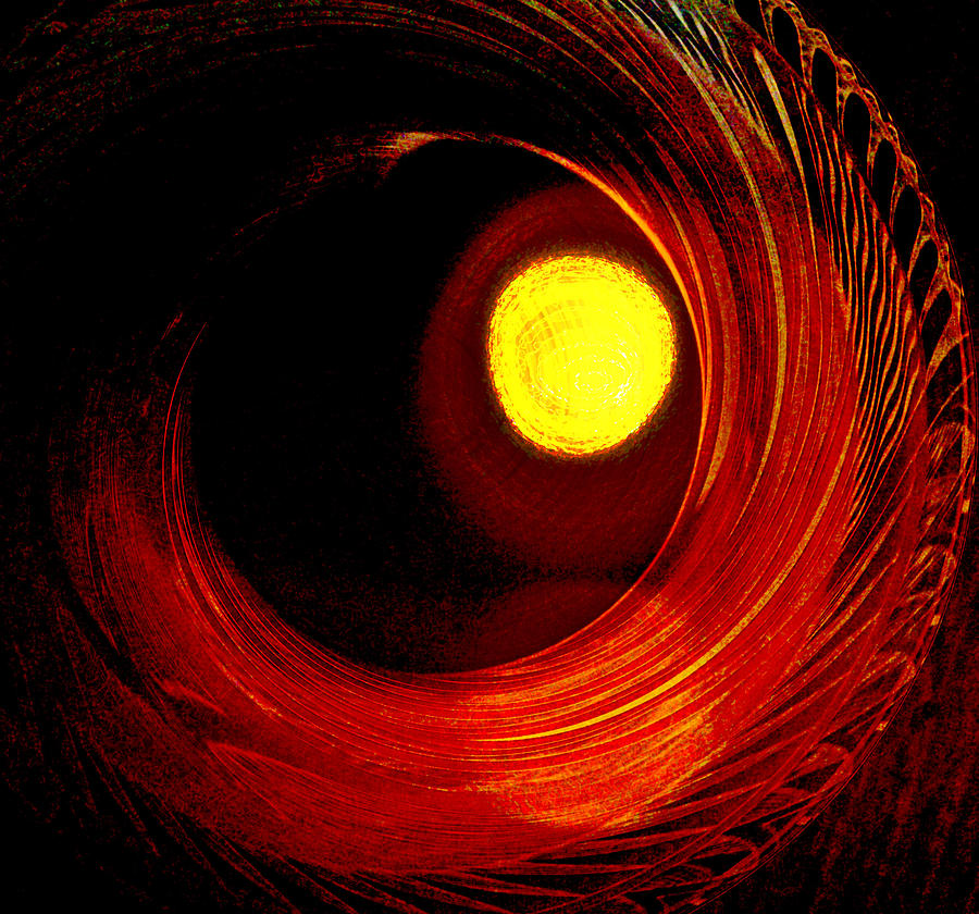 Indian Pottery as Earth Air Fire Digital Art by Lenore Senior