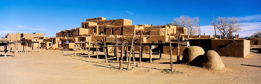 Indian Pueblo, Taos, New Mexico, Usa Photograph by Panoramic Images