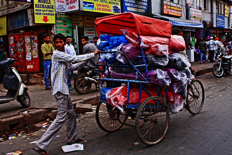 Indian Rickshaw Photograph by Aidan Moran