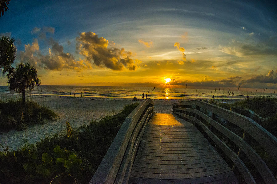 Indian Rocks beach sunset Photograph by Kevin Cable