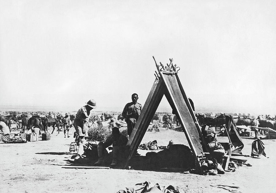 Indian Troops In Mesopotamia Photograph by Underwood Archives