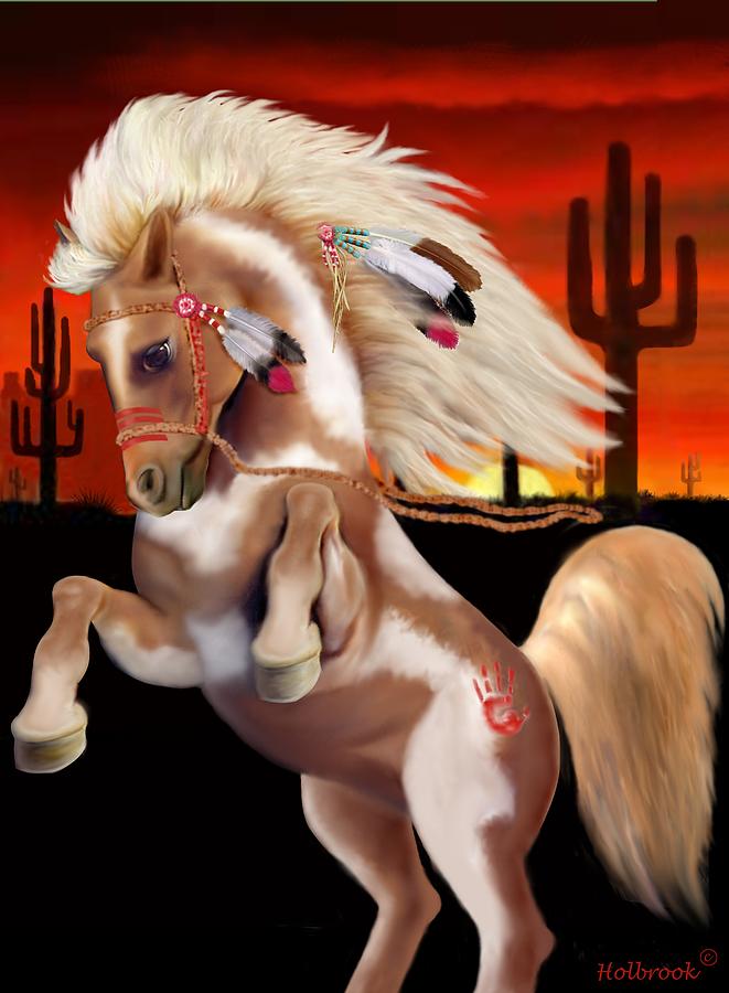 Indian War Pony  by Glenn Holbrook